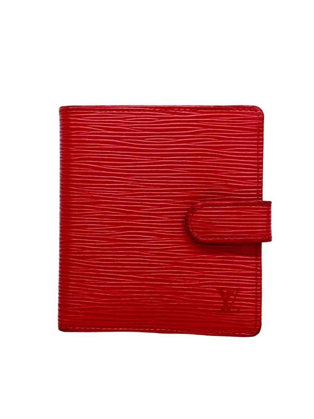 Louis Vuitton Wallet Epi Portefeuille Compact Rouge